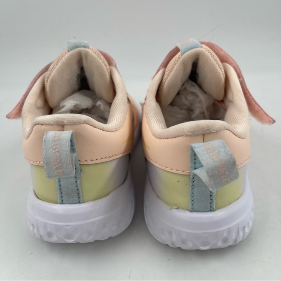 Nike Girl’s Flex Runner 2 Peach Slip-On Sneaker Athletic Shoe- Size 10 C - Picture 4 of 12